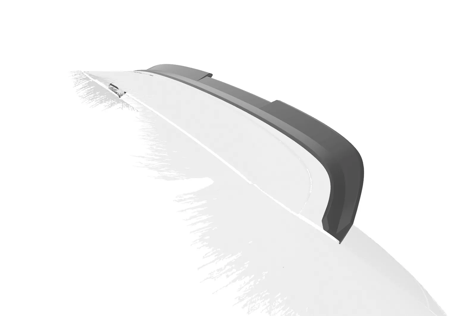 Heckflügel mit ABE für Seat Tarraco FR HF927 Schwarz Strukturiert