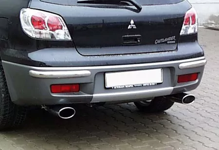 Mitsubishi Outlander 4WD  Endschalldämpfer Ausgang rechts/links - 115x85 Typ 33 rechts/links