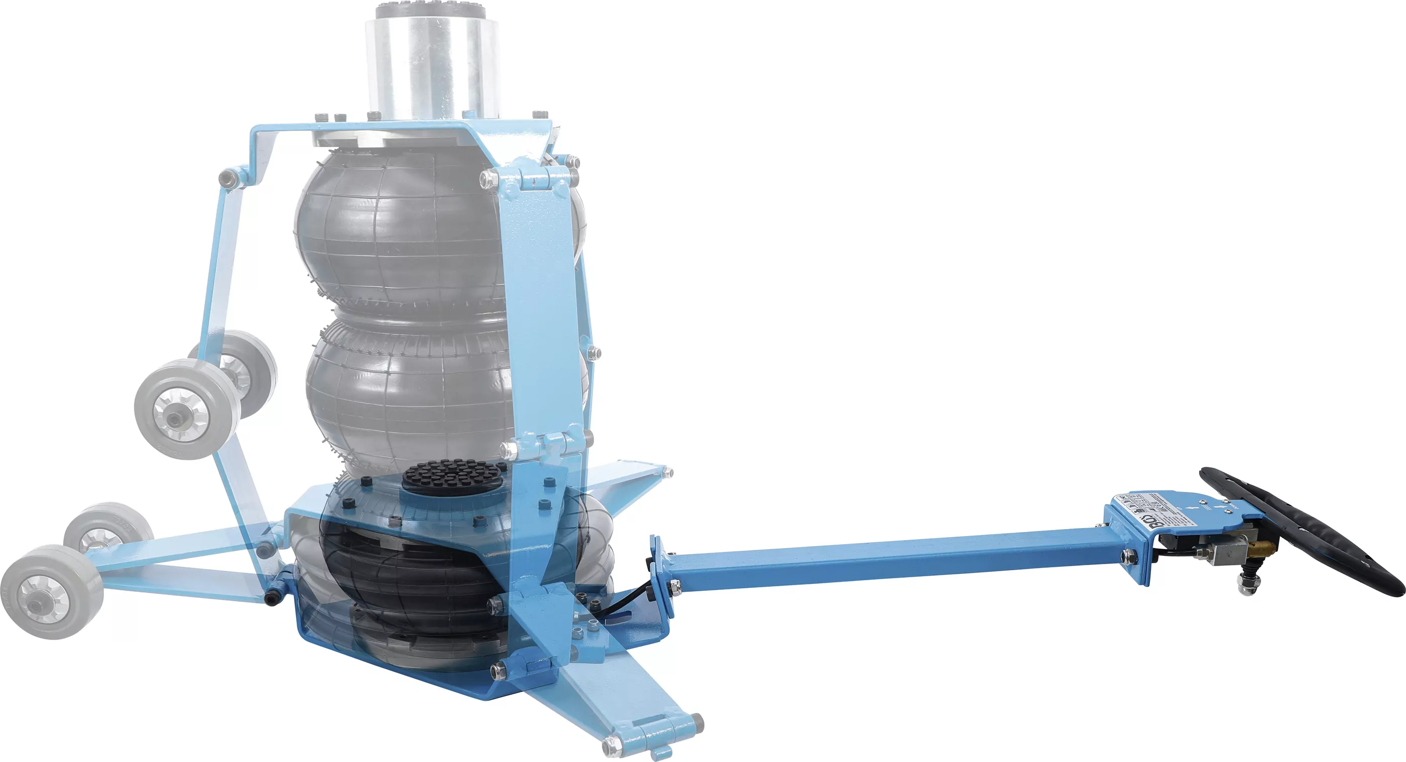 Pneumatischer Ballon-Wagenheber | fahrbar | max. 505 mm | 2000 kg