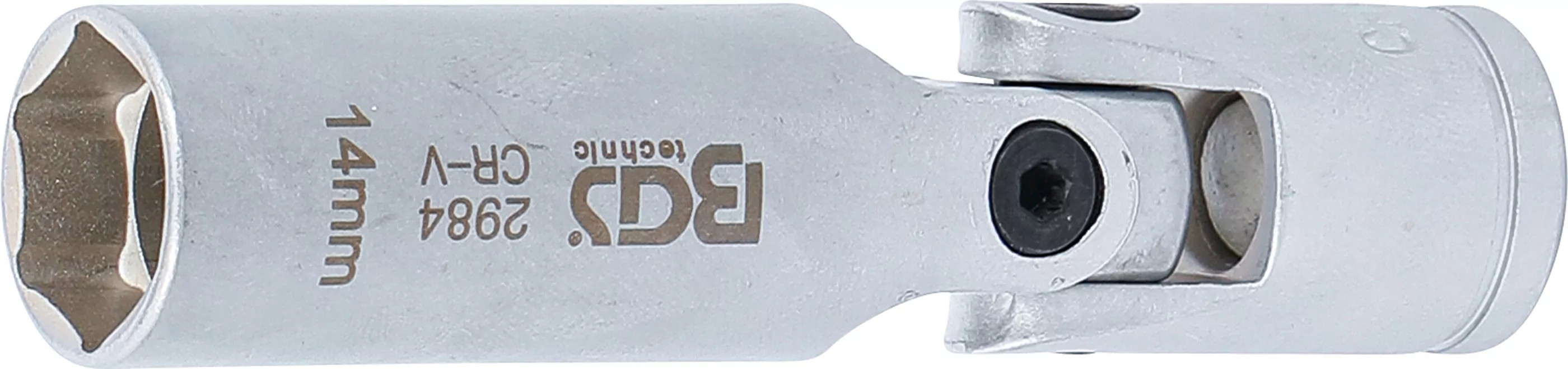 Glühkerzen-Gelenk-Einsatz Sechskant | Antrieb Innenvierkant 10 mm (3/8") | SW 14 mm