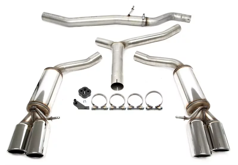 TA Technix Duplex Edelstahlanlage 2x80mm Links+Rechts passend für Audi A4 Limo.+Avant Typ 8K-B8 / A5 Typ 8T-B8 / A5 Cabriolet Typ 8F-B8