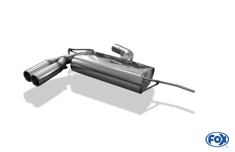 Skoda Yeti 5L - Frontantrieb  Endschalldämpfer - 2x80 Typ 12