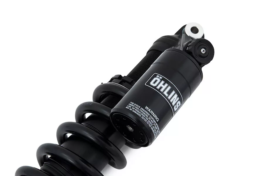 Öhlins Federbein Road & Track Blackline IN 966 für Indian FTR 1200 und FTR 1200 S Modelljahr 2019-2023 FTR 1200 R Carbon 2021-2022