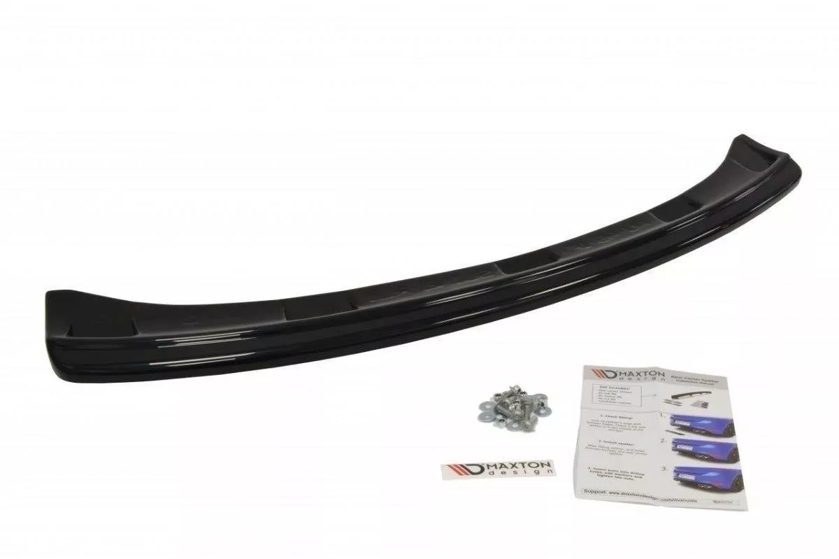 Mittlerer Diffusor Heck Ansatz Passend Für Passend Für AUDI A5 S-LINE FL  Schwarz Hochglanz Schwarz Hochglanz