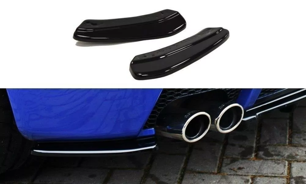 Heck Ansatz Flaps Diffusor Passend Für Diffusor Passend Für ALFA ROMEO 147 GTA Schwarz Hochglanz Schwarz Hochglanz
