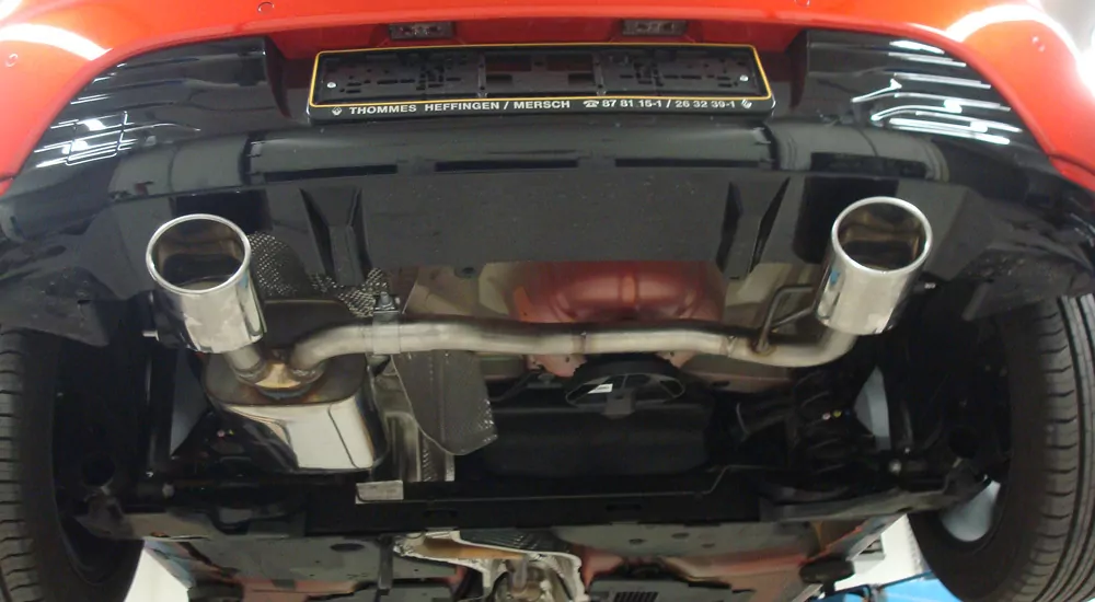 Renault Clio IV  Endschalldämpfer Ausgang rechts/links - 115x85 Typ 32 rechts/links