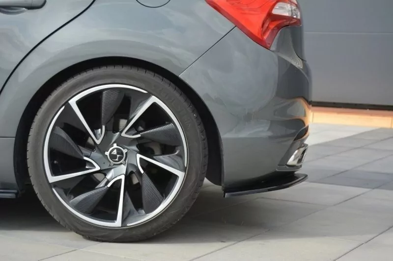 Heck Ansatz Flaps Diffusor Passend Für Diffusor Passend Für CITROEN DS5 FL, Vor FL Schwarz Hochglanz Schwarz Hochglanz