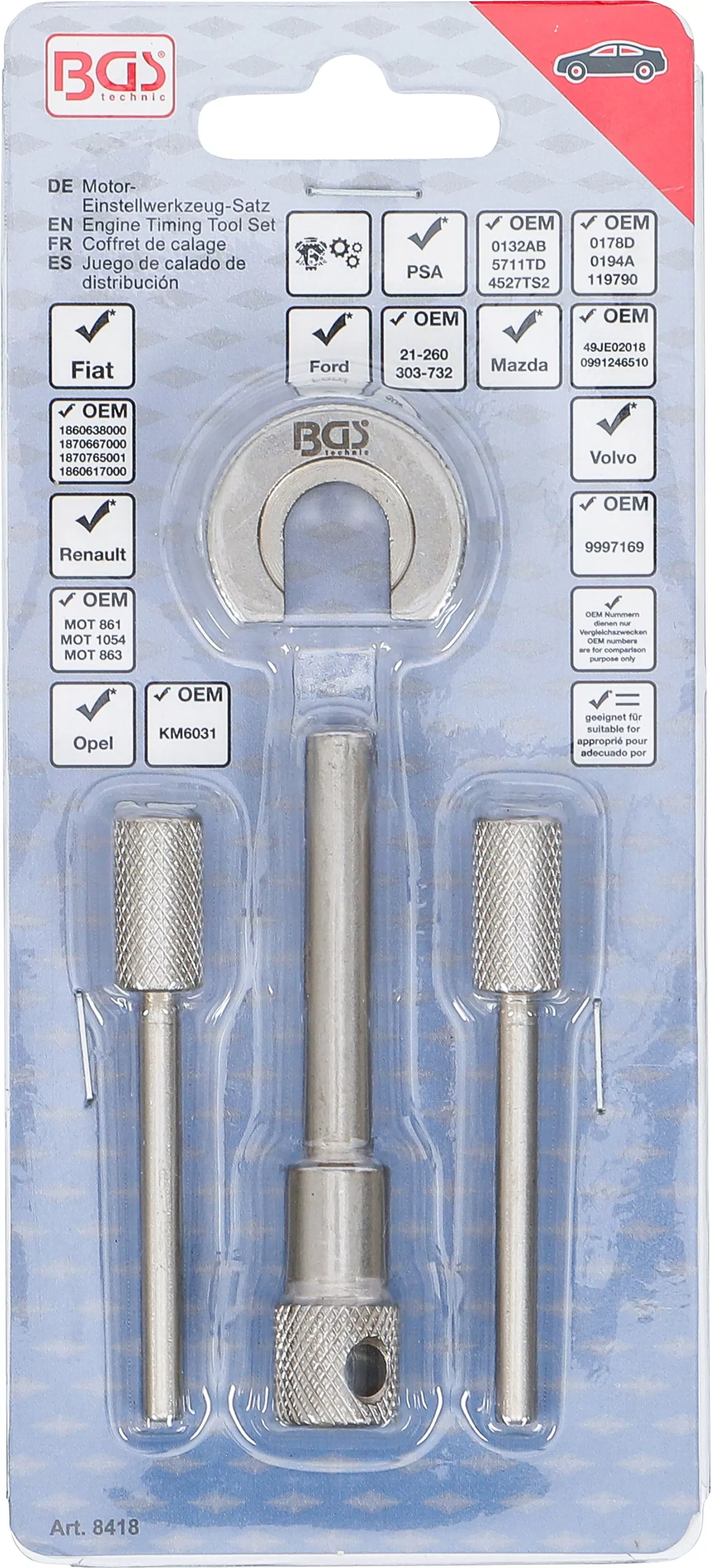 Motor-Einstellwerkzeug-Satz | für PSA 2.5, 2.8 l Diesel
