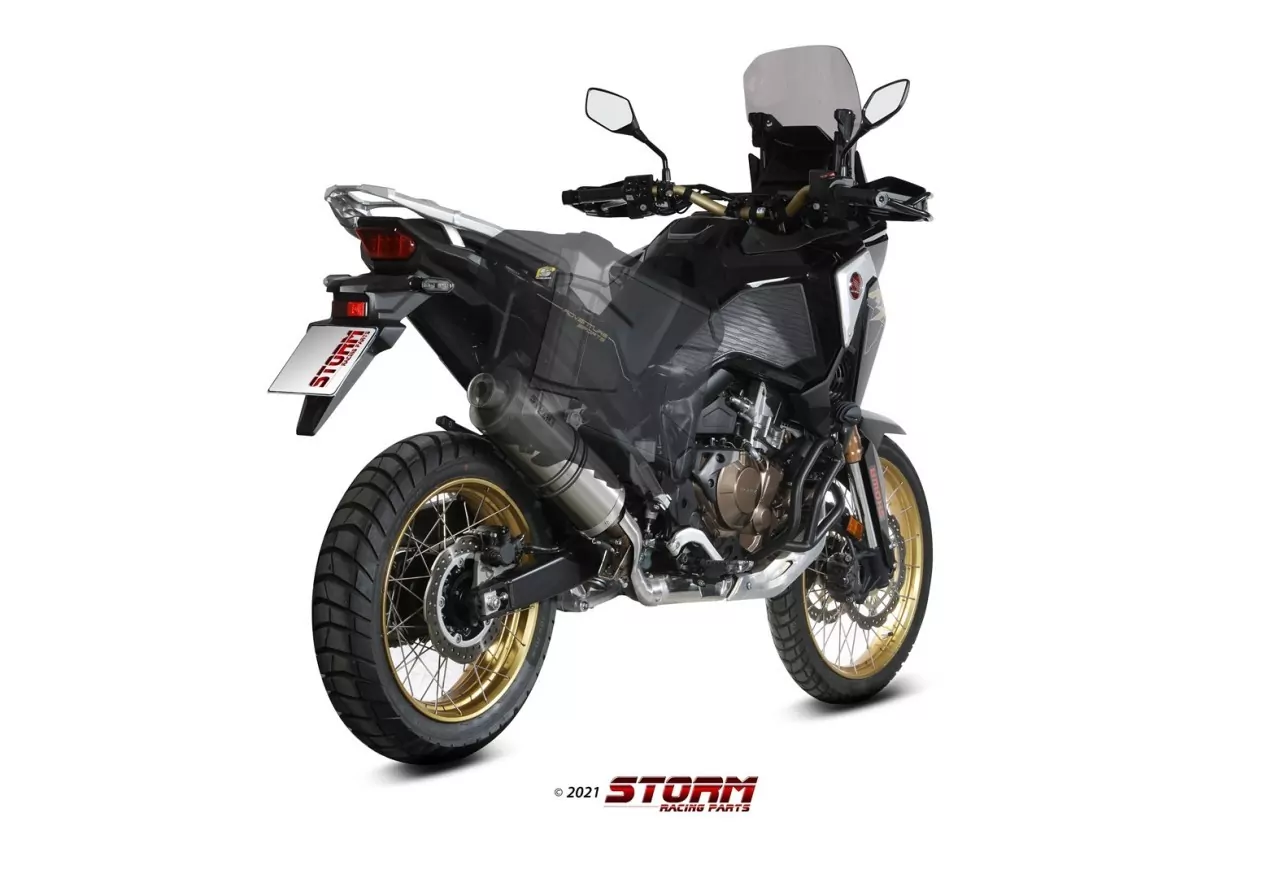 Storm By MIVV OVAL Edelstahl HONDA CRF 1100 L AFRICA TWIN 20-21