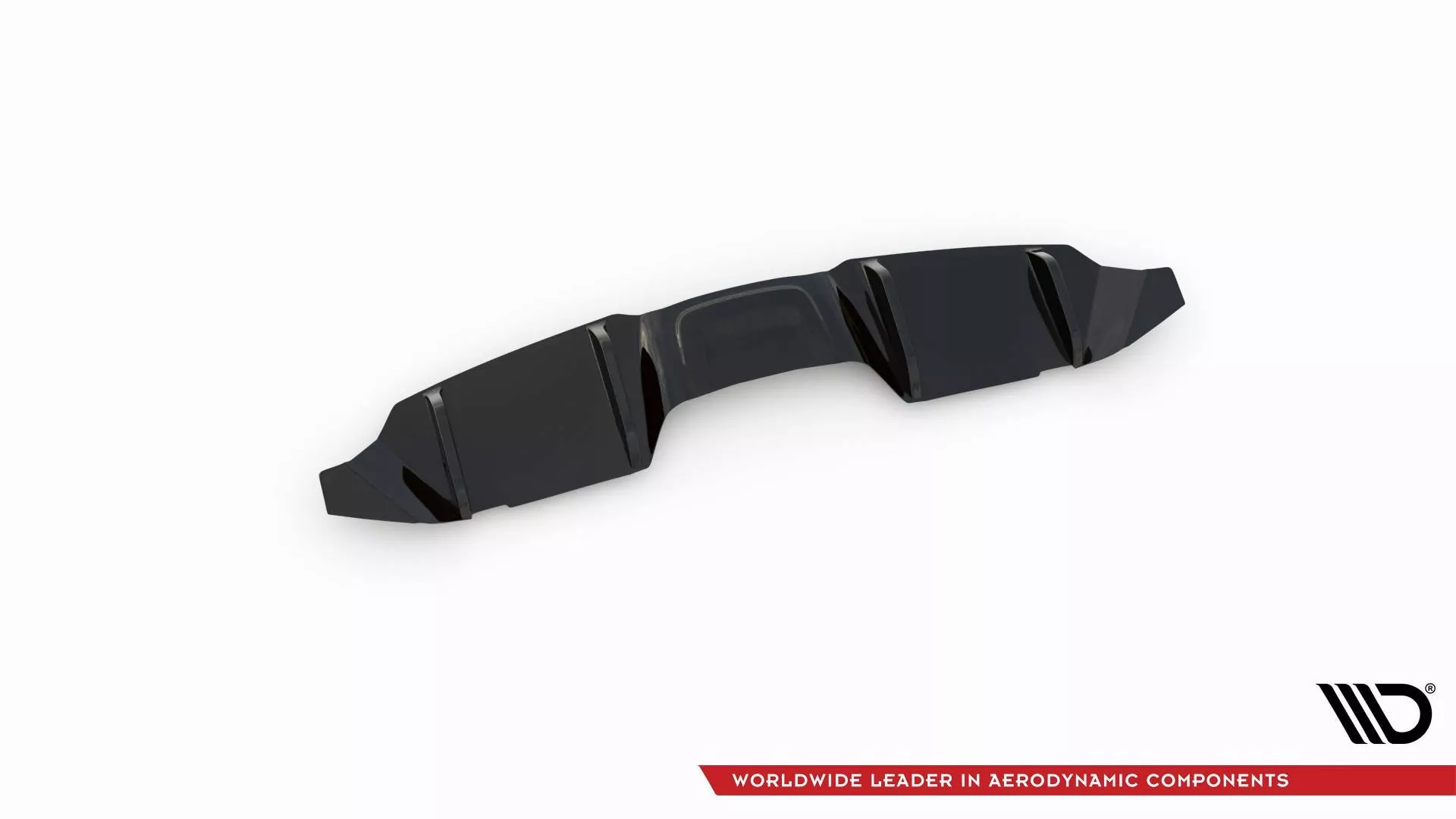 Diffusor Heck Ansatz Passend Für Ford Mustang Mk. 6 Facelift Schwarz Hochglanz