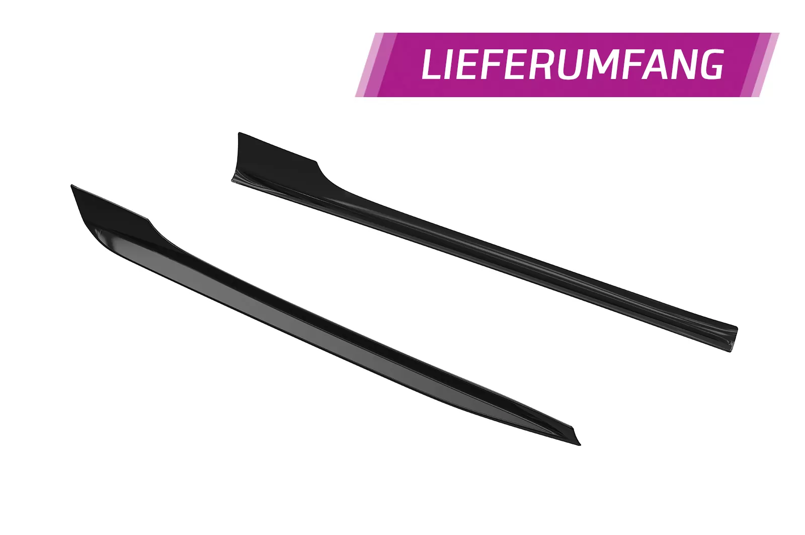 Seitenschweller für Opel Adam SS531 Schwarz Strukturiert