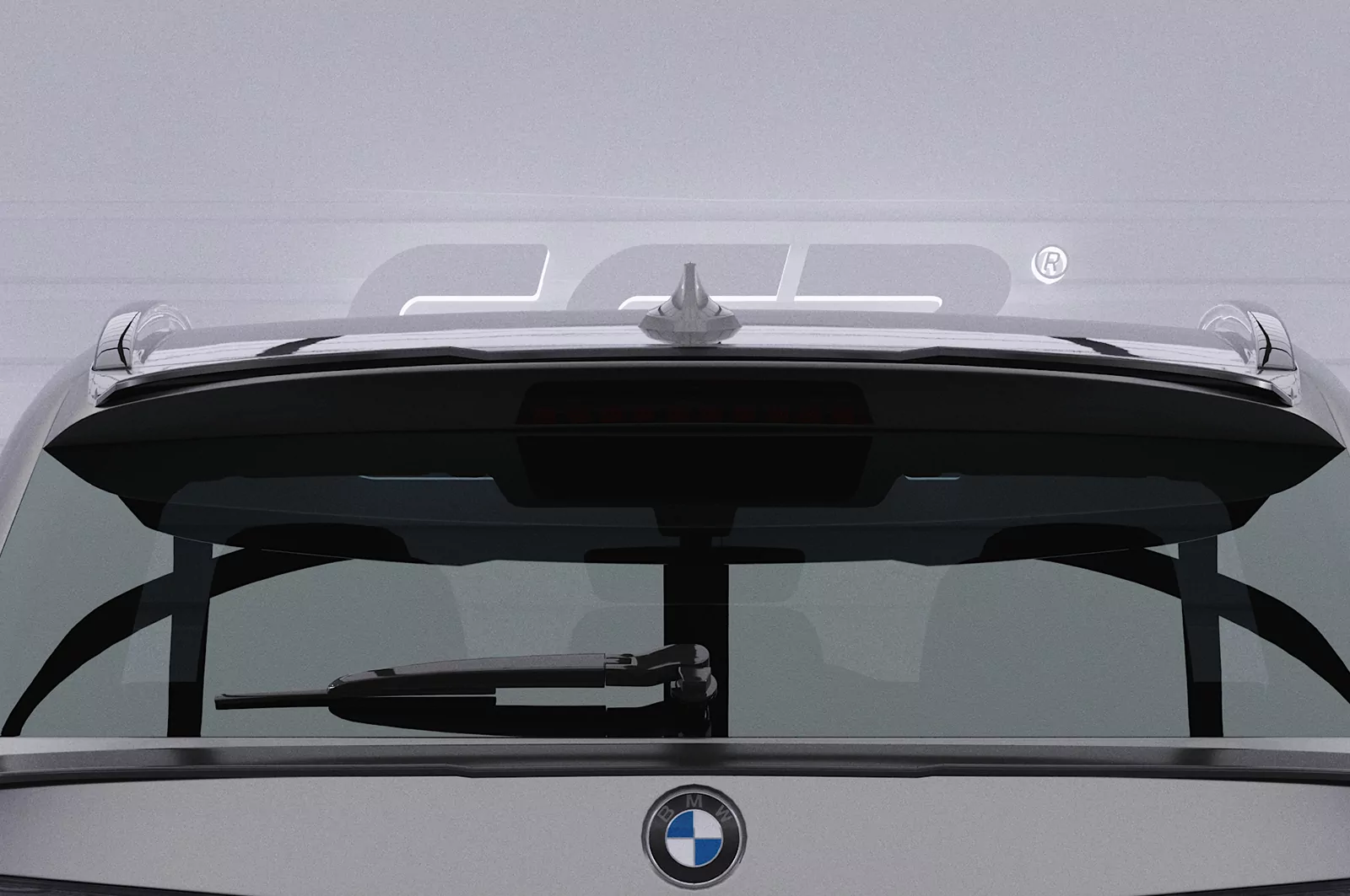 Heckflügel mit ABE für BMW 3er G21 HF765 Strukturiert (schwarz matt)