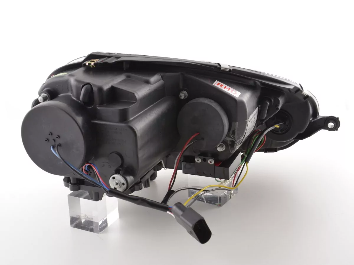 Scheinwerfer Set Daylight LED Tagfahrlicht VW Golf 5 Typ 1K Bj. 03-08 schwarz für Rechtslenker