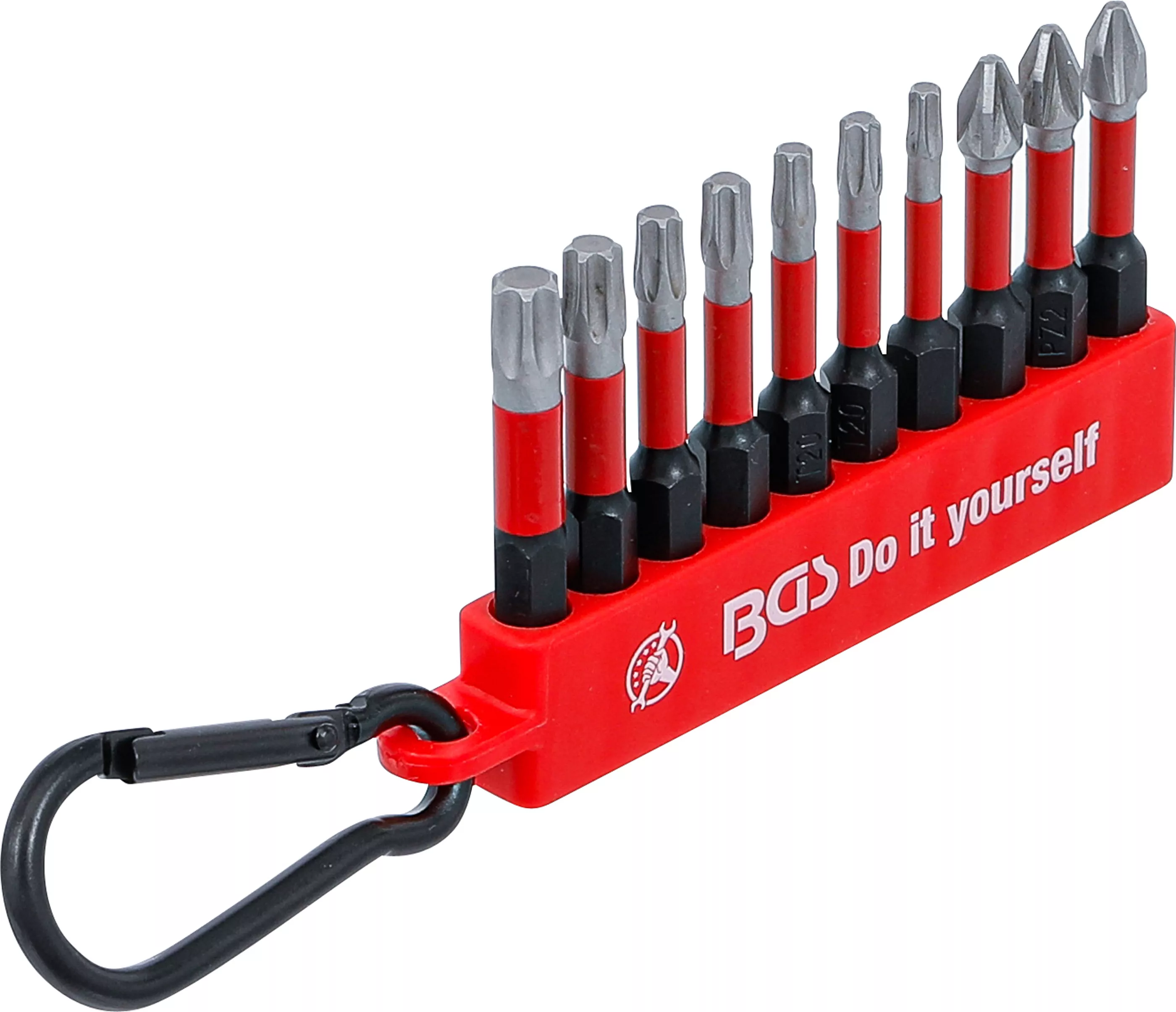 Torsions-Bit-Satz | Antrieb Außensechskant 6,3 mm (1/4") | 10-tlg.