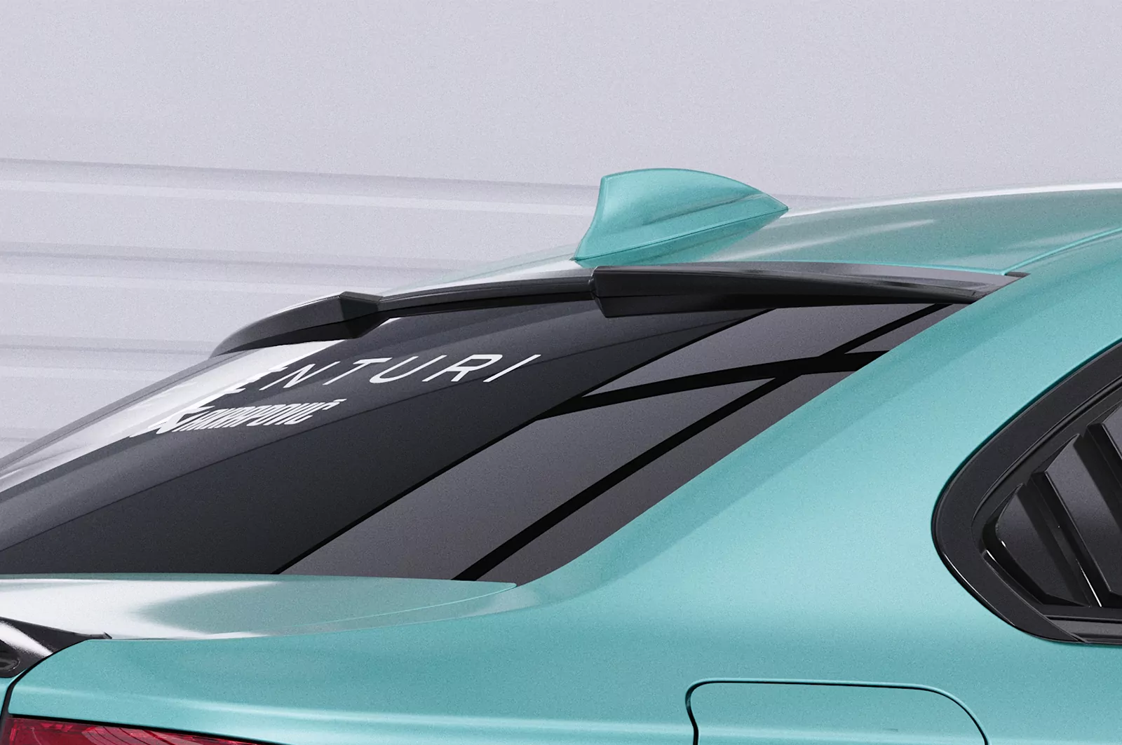 Heckscheibenblende für BMW 2er (F22) Coupe HSB079 Strukturiert (schwarz matt)