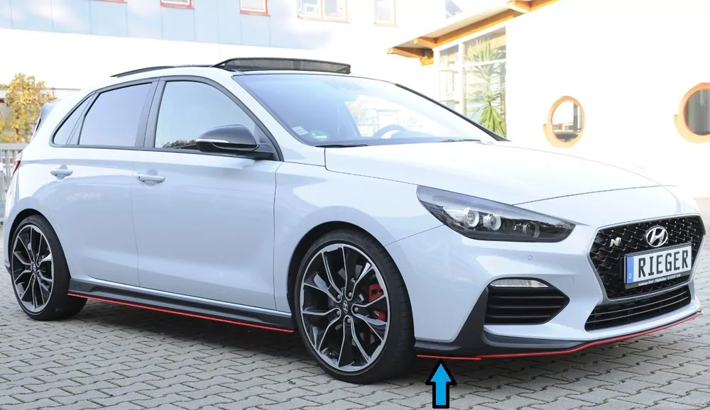 Rieger Spoilerschwert seitlich rechts für Hyundai i30 N-Performance  (PDE) 5-tür. (Fastback) 05.21- (ab Facelift)