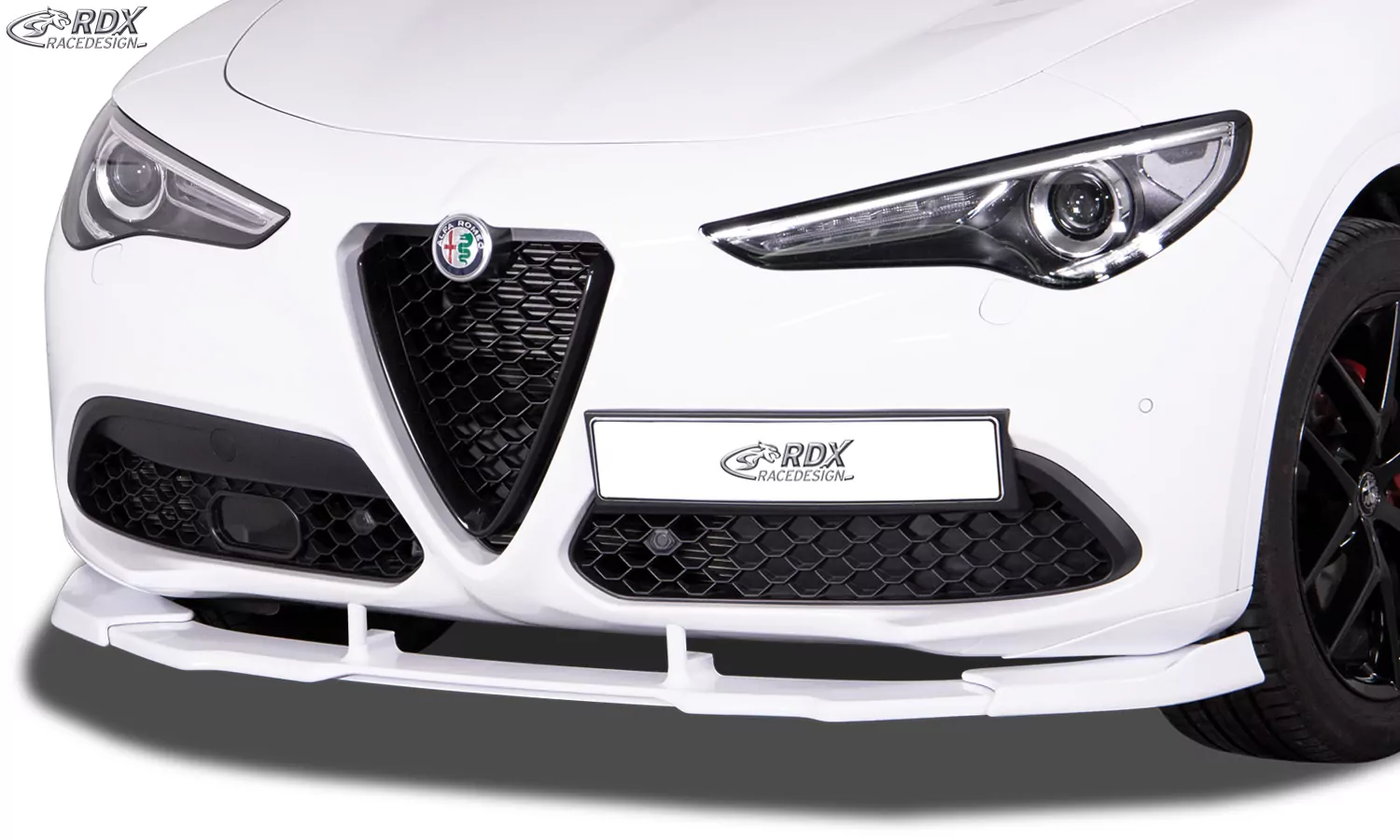 RDX Frontspoiler VARIO-X für ALFA ROMEO Stelvio (949) 2017+ Frontlippe Front Ansatz Vorne Spoilerlippe