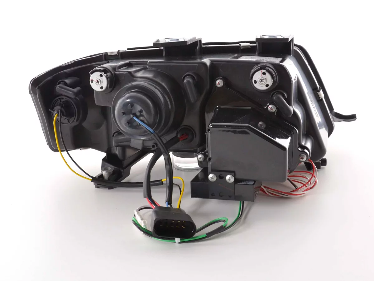 Scheinwerfer Set Daylight LED TFL-Optik Audi A6 Typ 4B Bj. 97-01 chrom