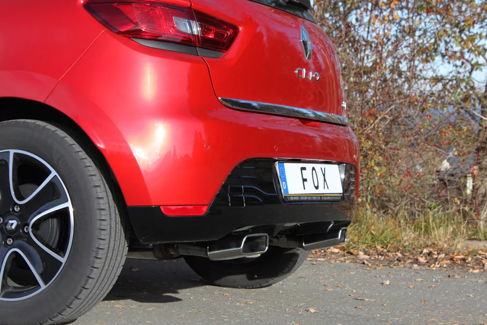 Renault Clio IV  Endschalldämpfer Ausgang rechts/links - 145x65 Typ 59 rechts/links