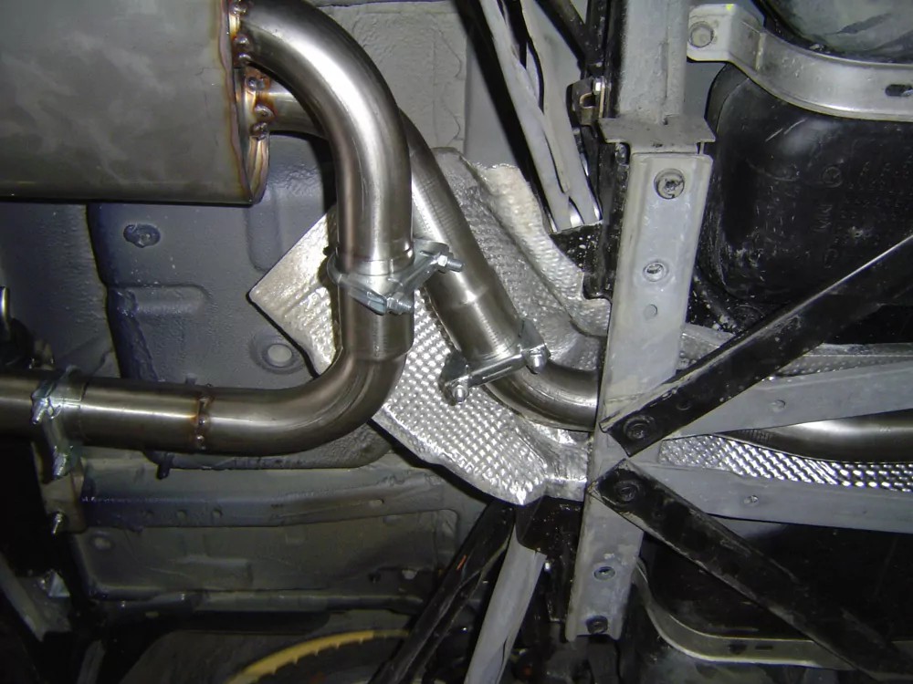 Mini Cooper Cabrio R52  Endschalldämpfer Ausgang mittig - 2x76 Typ 13