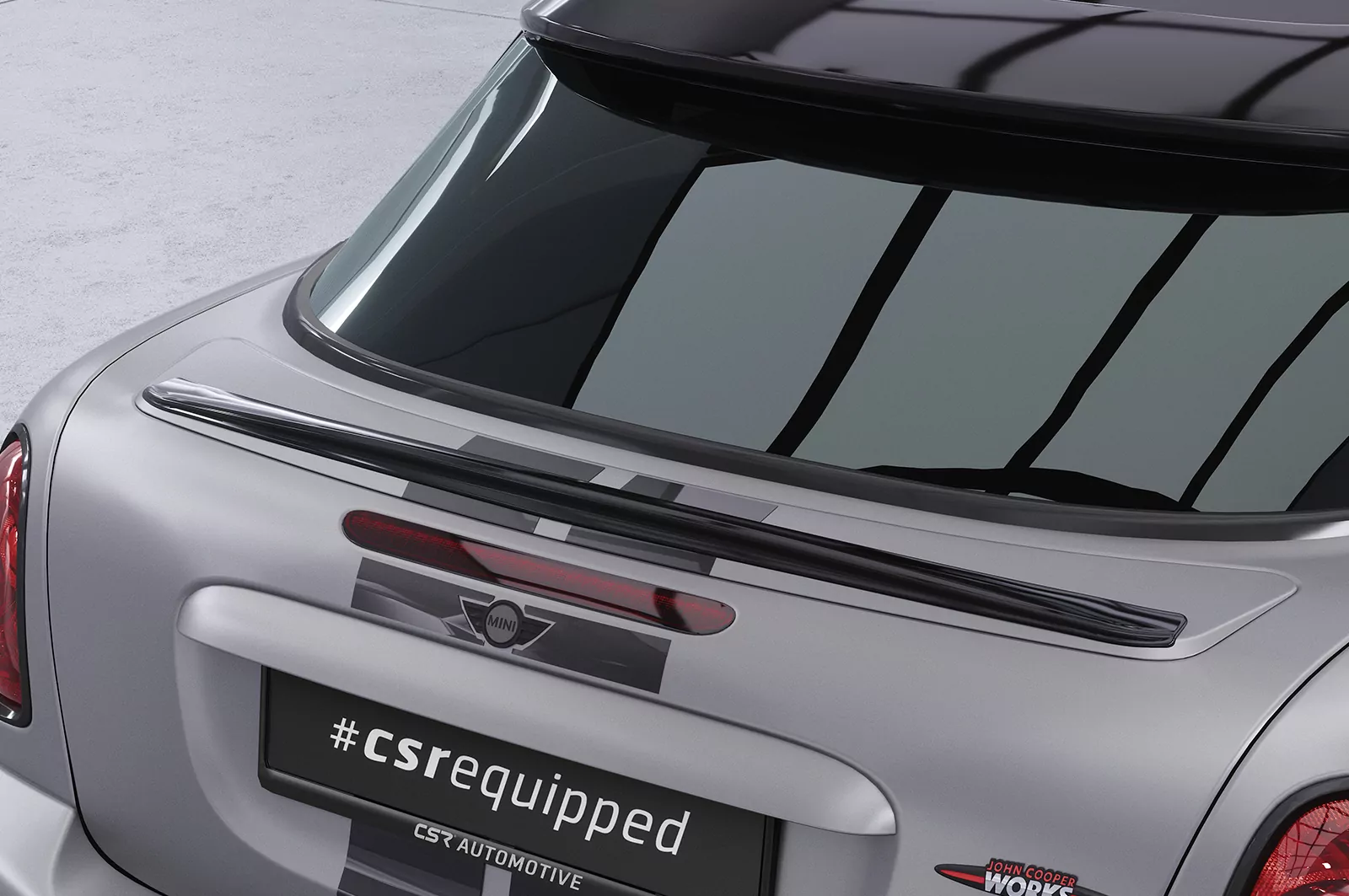 Heckflügel mit ABE für Mini Cooper R58 (Coupe) HF752 Strukturiert (schwarz matt)