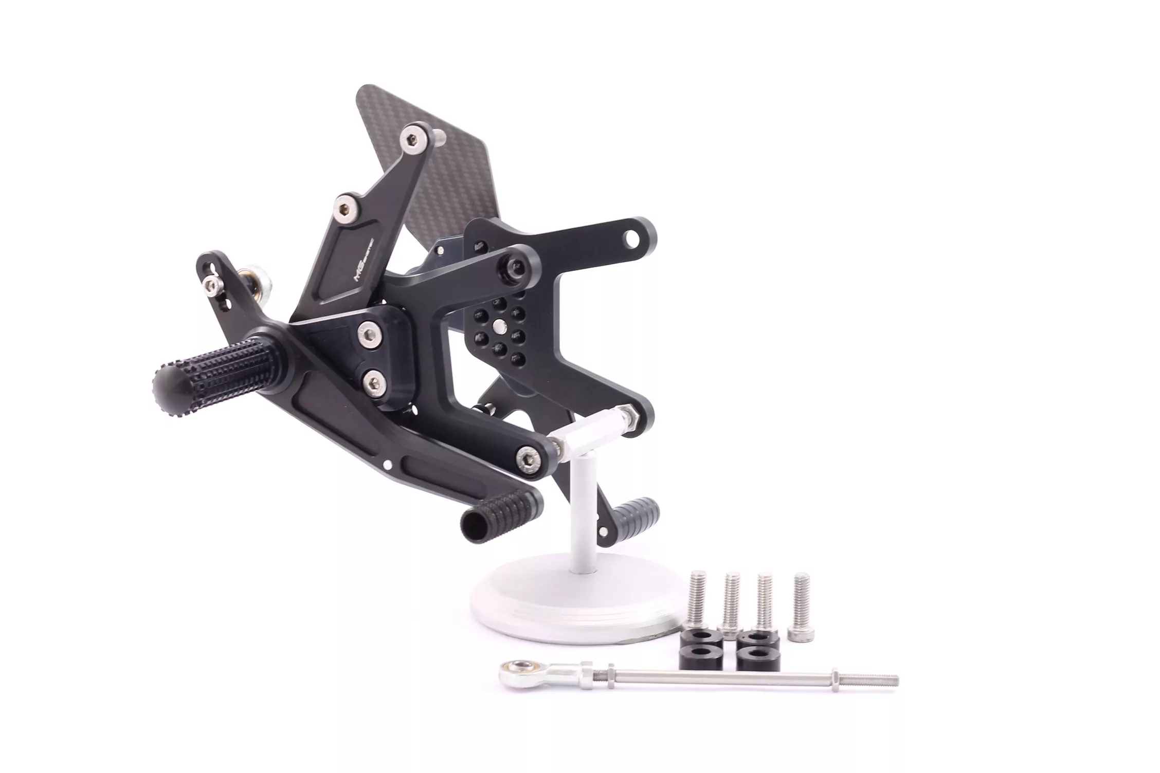 MG Biketec Sportfussrastenanlage / Rastenanlage / Fußrastenanlage mit ABE, gültig in D - A - CH für Kawasaki ZX-6R ab 2009