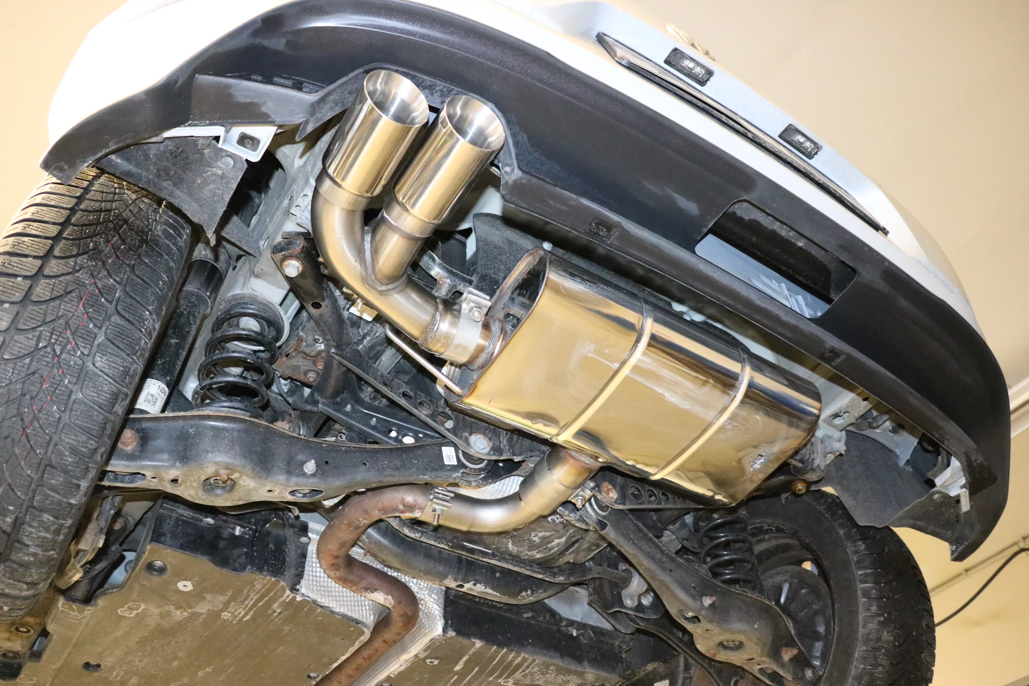 VW Golf VII - GTE  Endschalldämpfer - 2x80 Typ 25