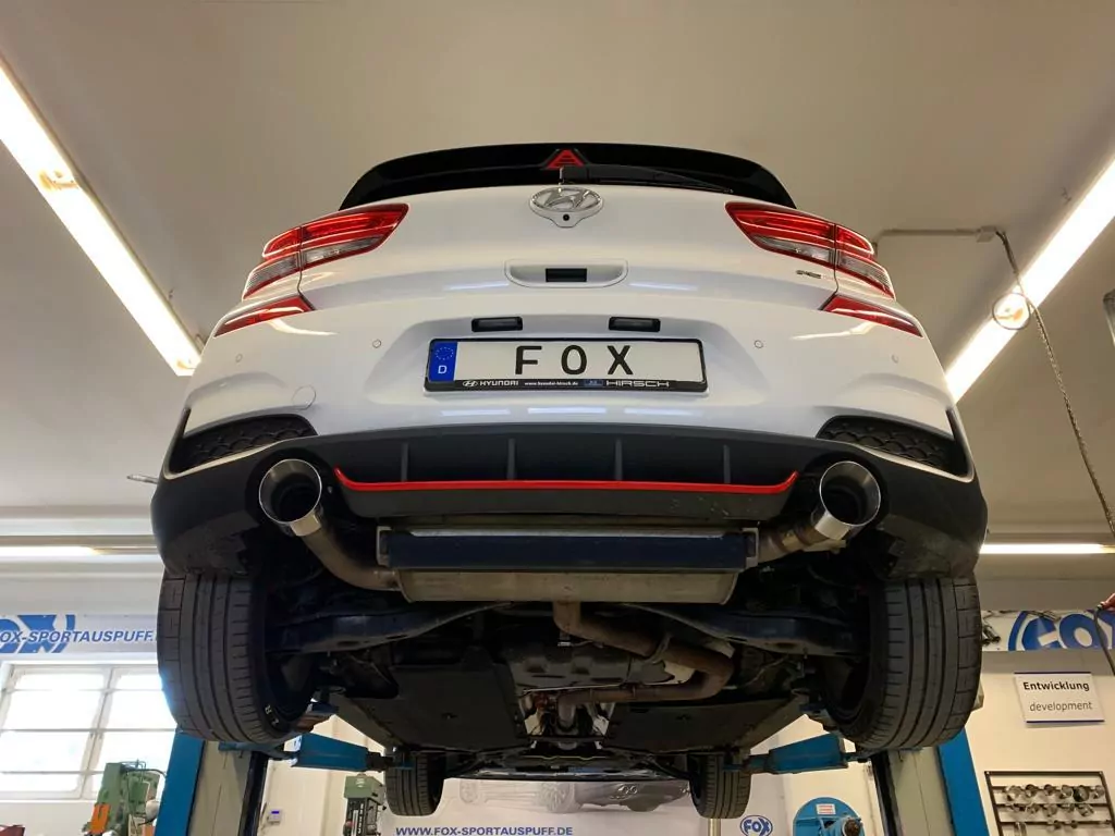 Hyundai i30N Performance + Fastback  Endrohre passend auf den originalen Endschalldämpfer - 1x114 Typ 25 rechts/links