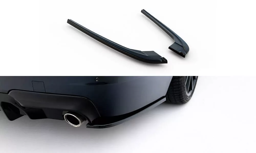 Heck Ansatz Flaps Diffusor V.3 Für BMW 5er M-Paket F10 / F11 Schwarz Hochglanz