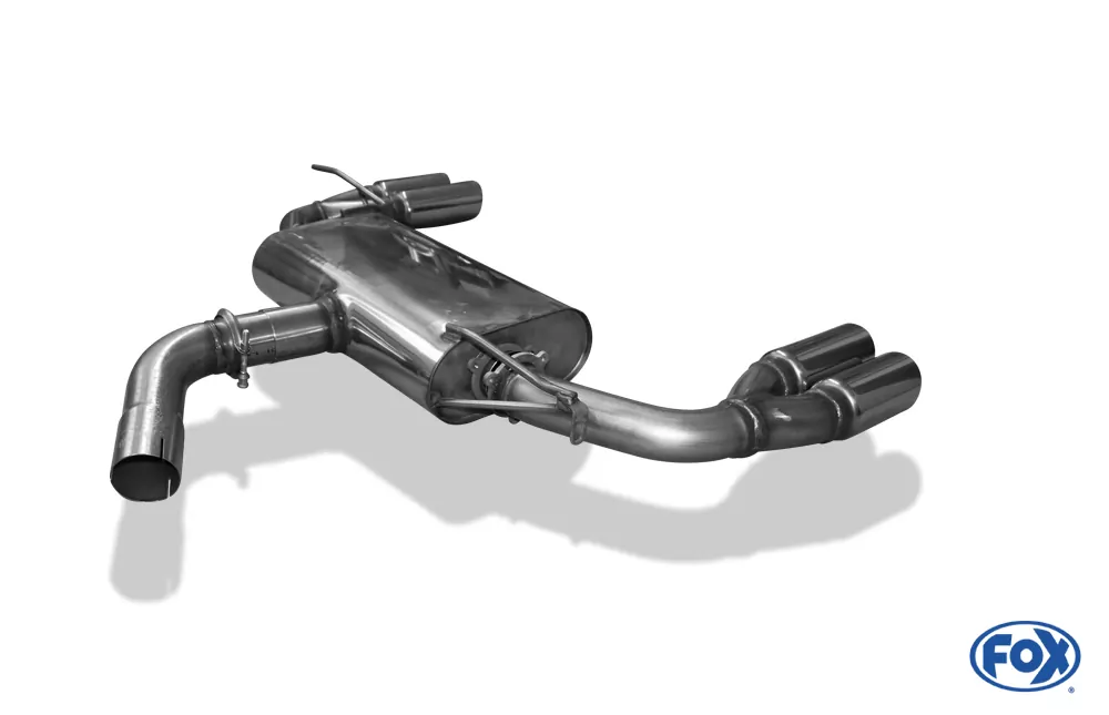 VW Beetle 2,0l - 16 (5C) Coupe & Cabrio  Endschalldämpfer Ausgang rechts/links - 2x80 Typ 16 rechts/links