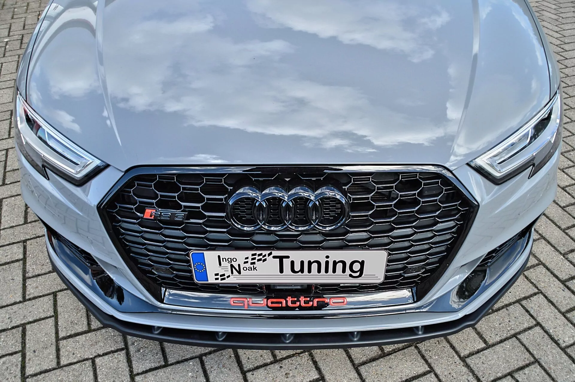 Cup Frontspoilerlippe für Audi RS3 8V Facelift Sportback/Limo Bj.2017-