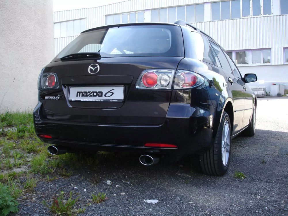 Mazda 6 Facelift  Endschalldämpfer Ausgang rechts/links einflutig - 115x85 Typ 32 rechts/links
