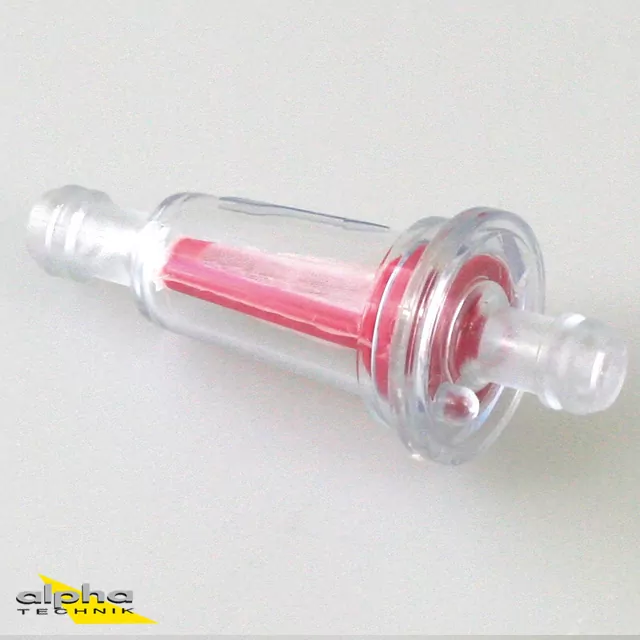 Benzinfilter aus Kunststoff klein