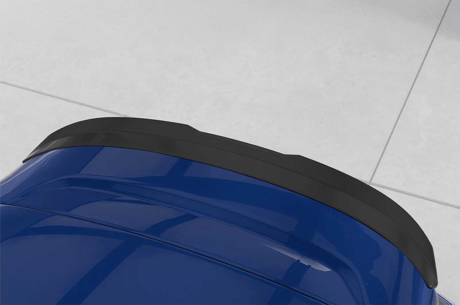 Heckflügel mit ABE für Fiat 500 Abarth 595 Competizione HF800 Strukturiert (schwarz matt)