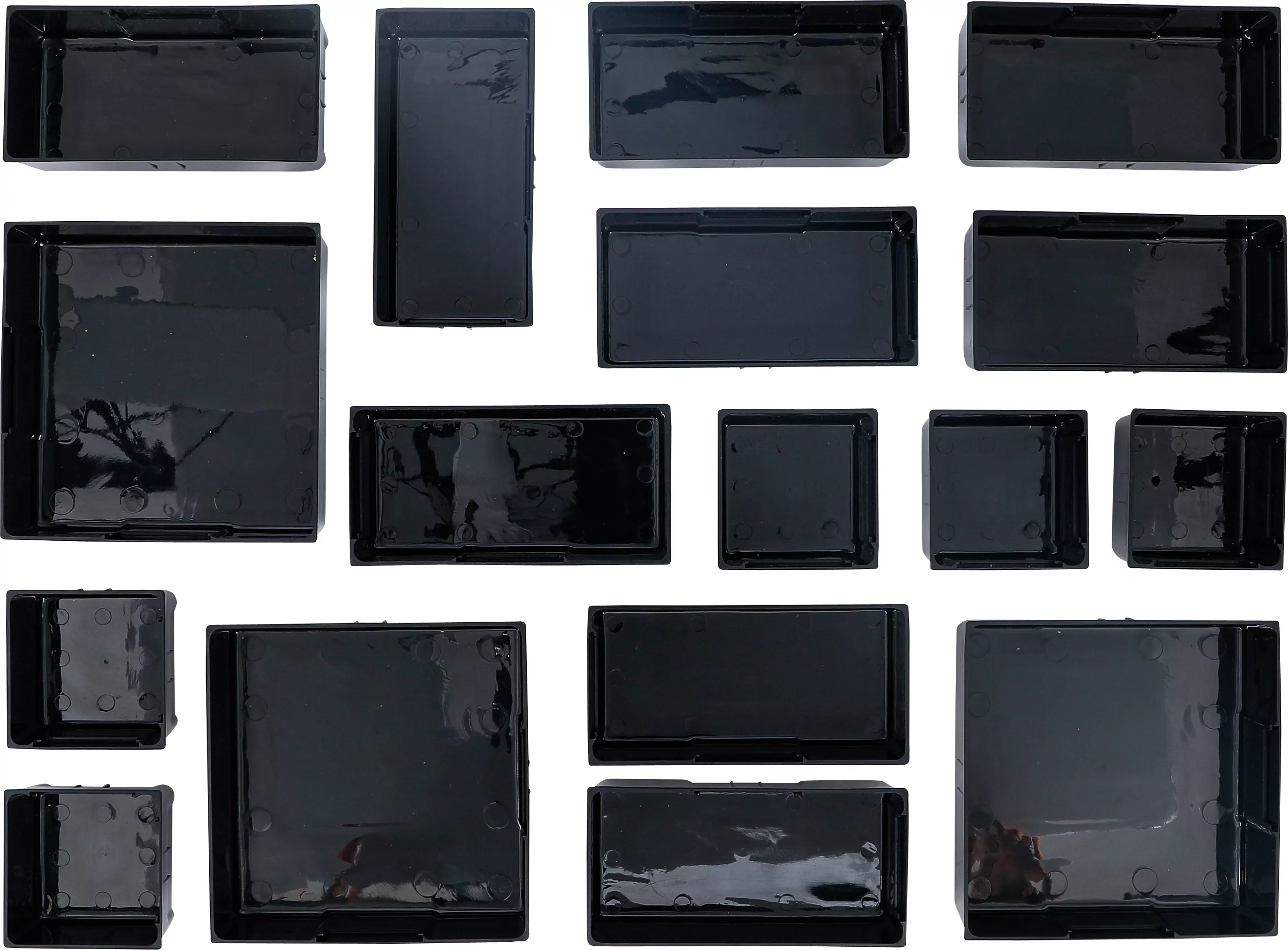 Kunststoff-Ablagefächer | für Werkstattwagen | 17-tlg.