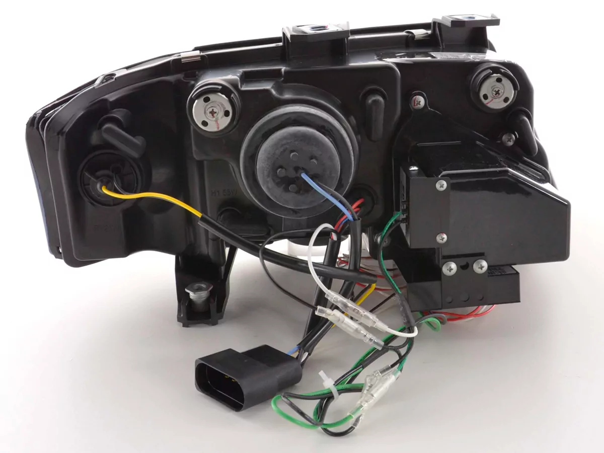 Scheinwerfer Set Daylight LED TFL-Optik Audi A6 Typ 4B Bj. 01-04 chrom