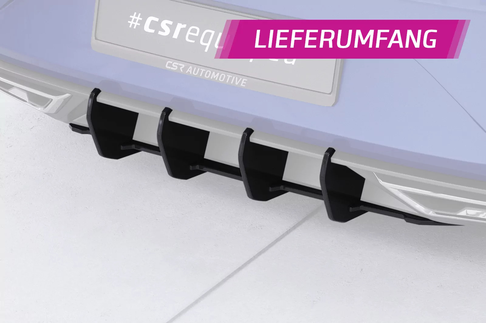 Racing Diffusor / Heckansatz für Seat Leon 4 (Typ KL) HA342