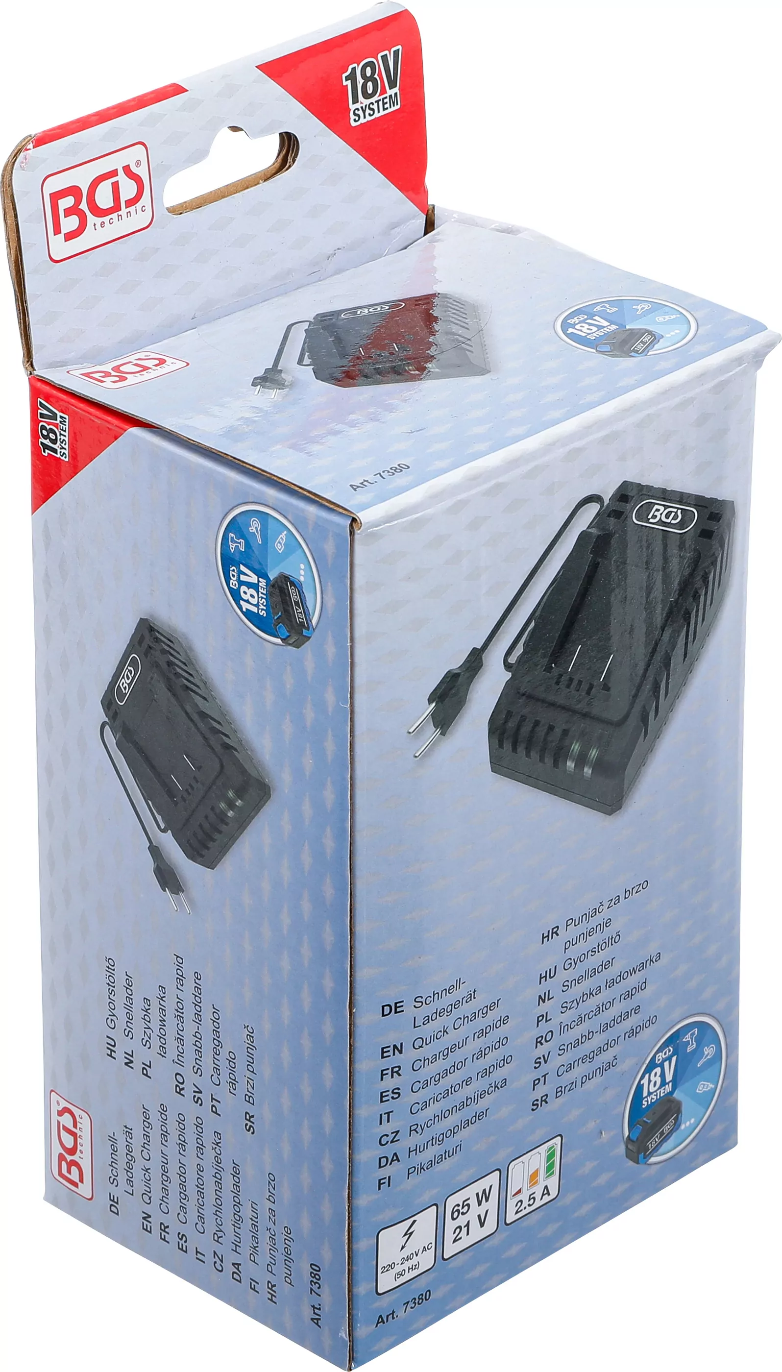 Schnell-Ladegerät | 2,5 A | 18 V