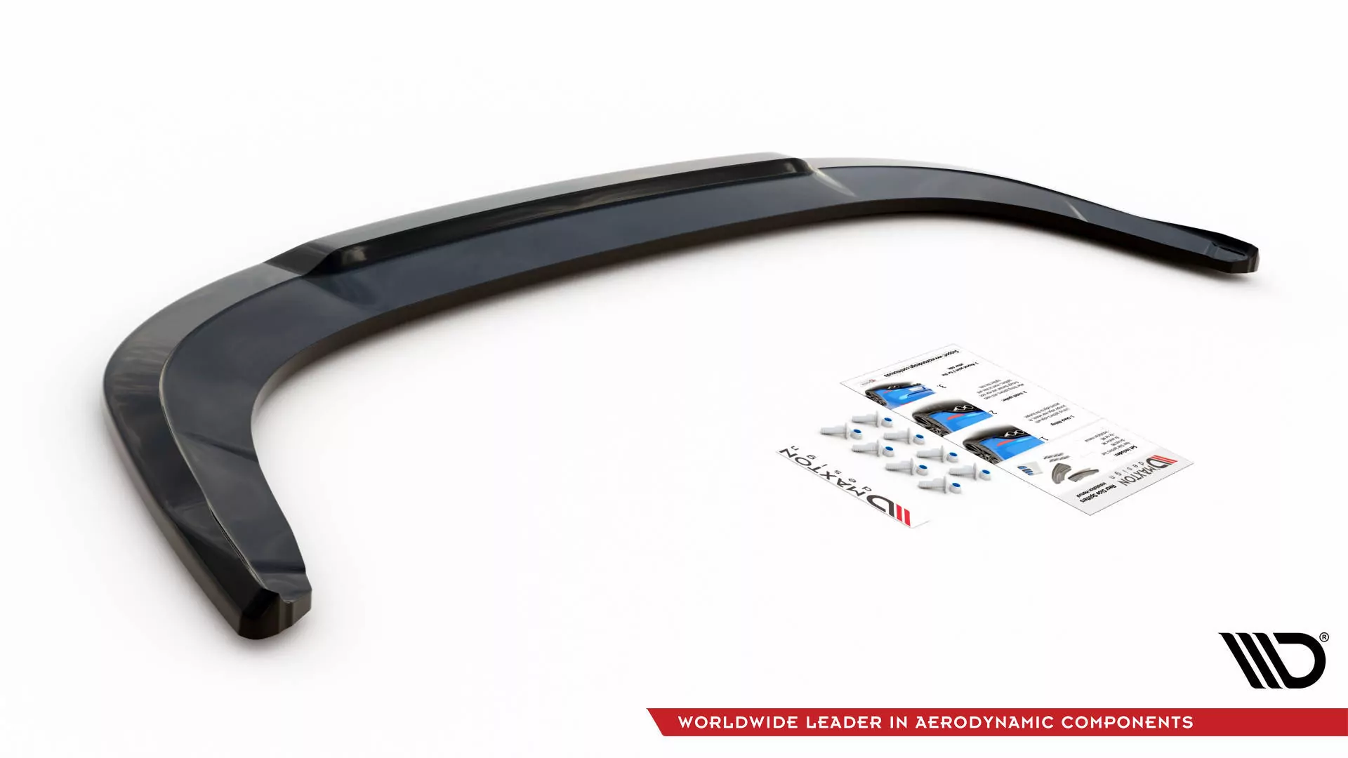 Mittlerer Diffusor Heck Ansatz Für Skoda Kodiaq Mk1 Facelift Schwarz Hochglanz