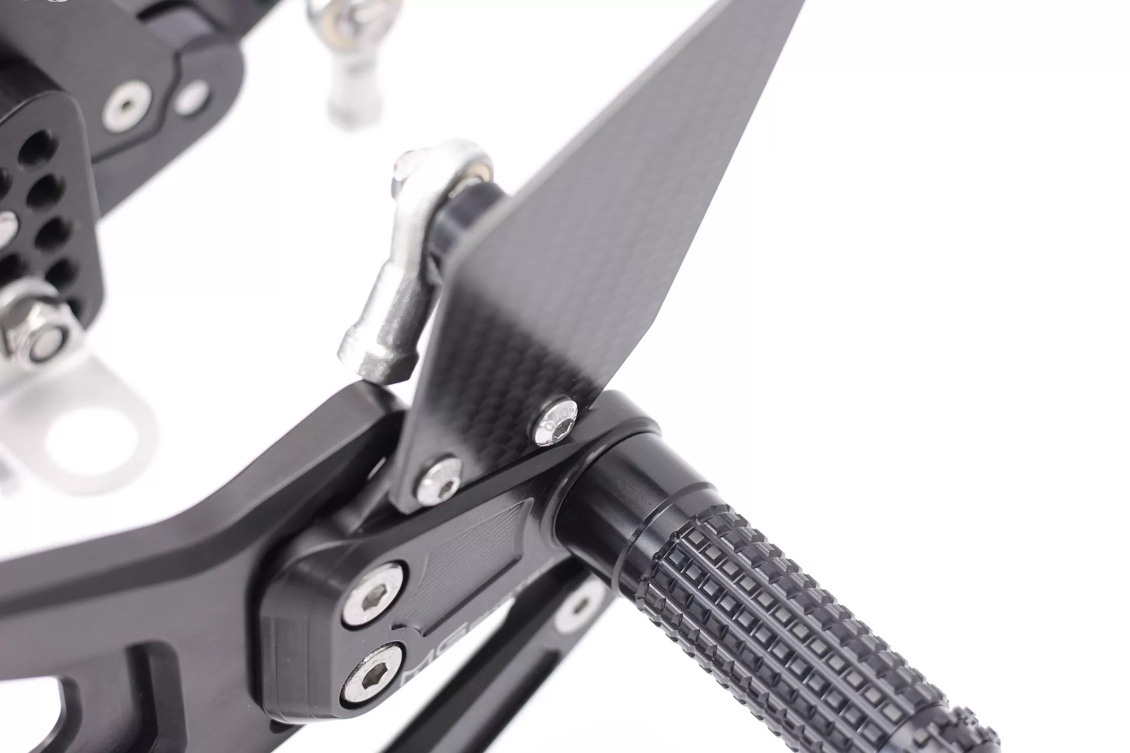 MG Biketec Sportfussrastenanlage / Rastenanlage / Fußrastenanlage mit ABE, gültig in D - A - CH für Triumph Street Triple 675 ab 2008-2010