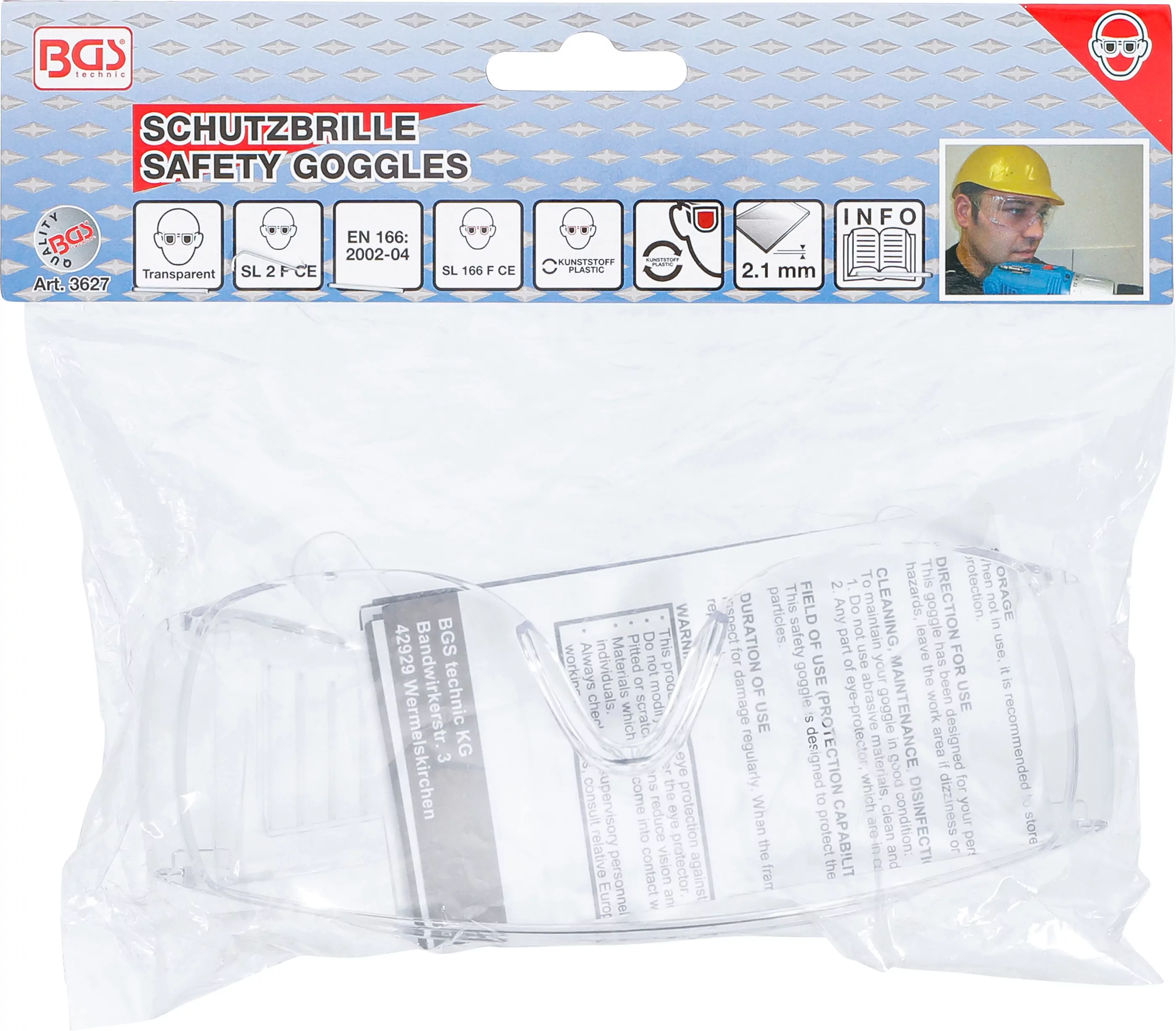 Schutzbrille | transparent