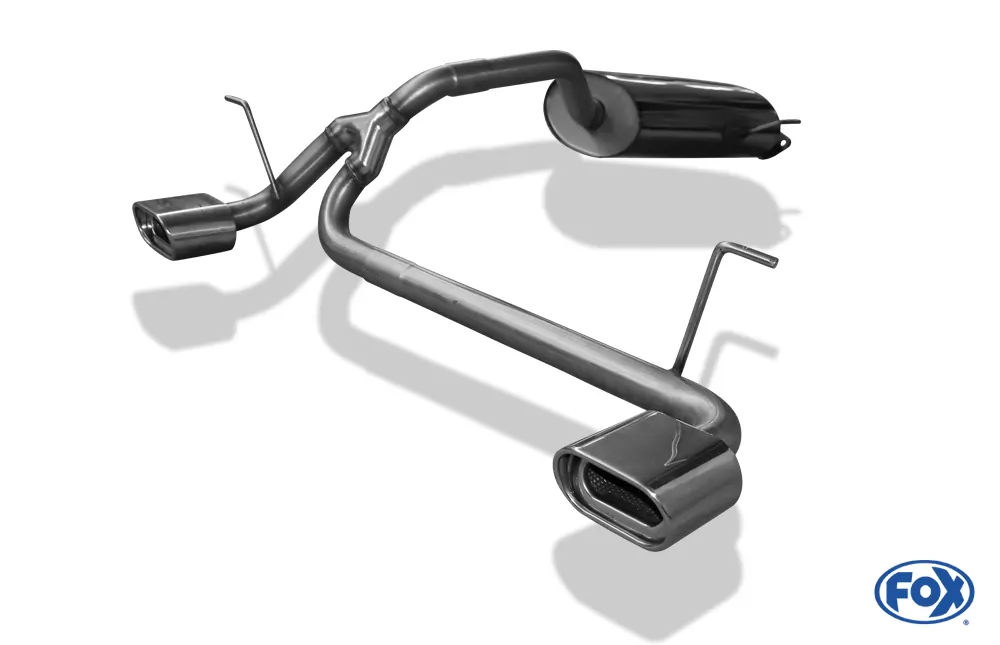 Daihatsu Terios J2 4x4  Endschalldämpfer Ausgang rechts/links - 135x80 Typ 53 rechts/links