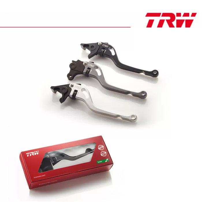 Bremshebel Lange Version, Silber - Mb5160c Versteller Schwarz, Grifflänge 80mm