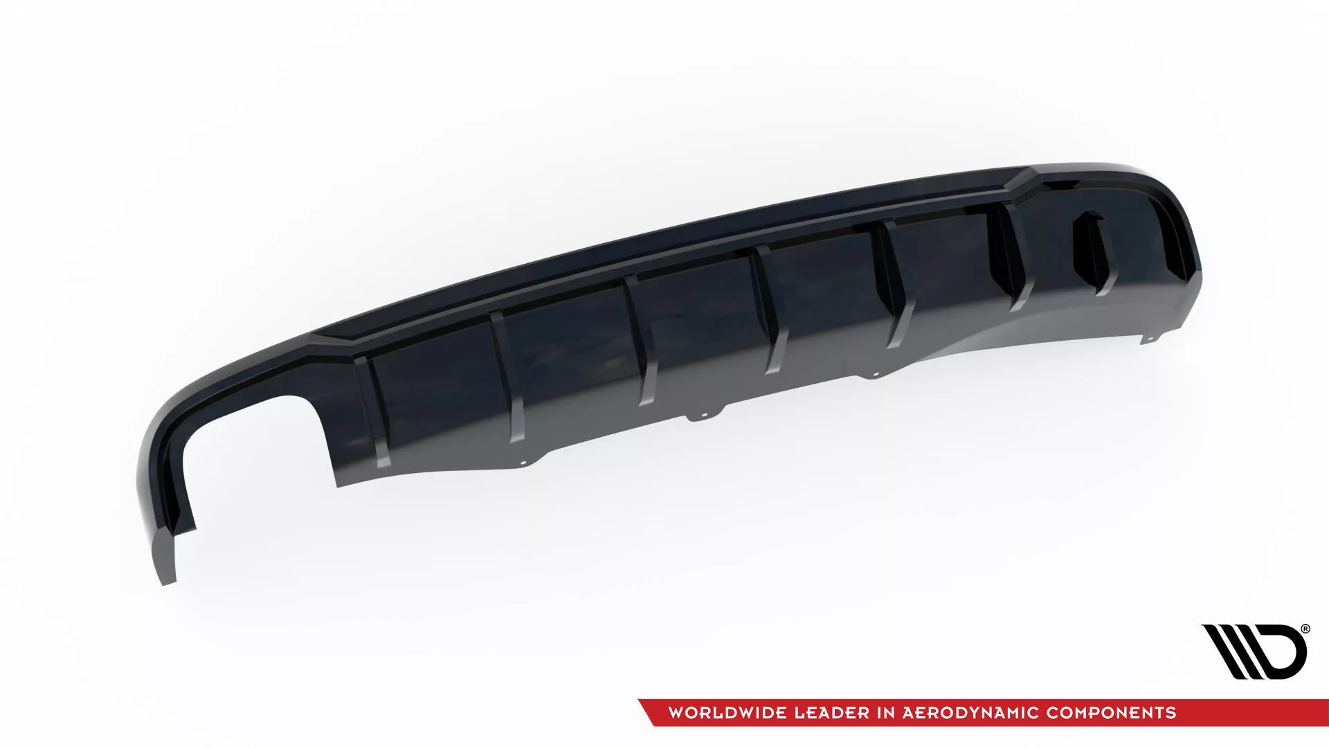 Diffusor Heck Ansatz Für Audi A4 B8 (Einseitige Doppelauspuffversion)