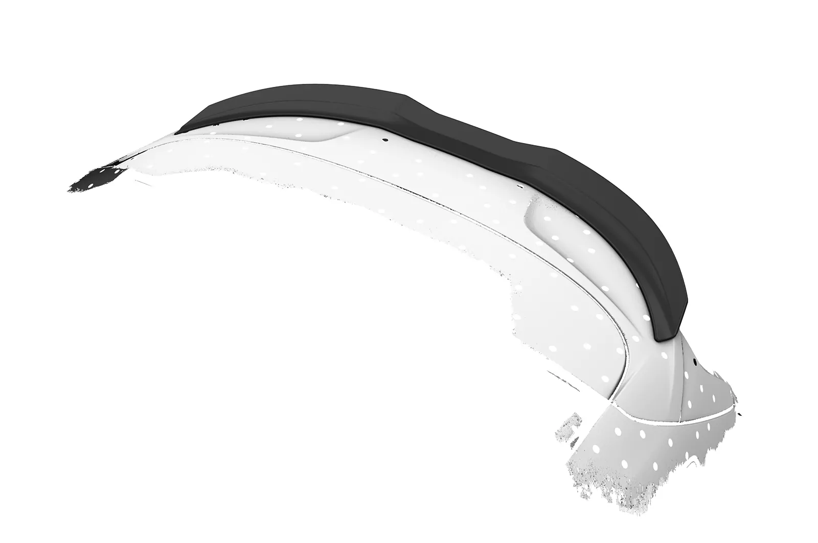 Heckflügel mit ABE für Ford Focus MK4 ST Turnier HF648 Strukturiert (schwarz matt)