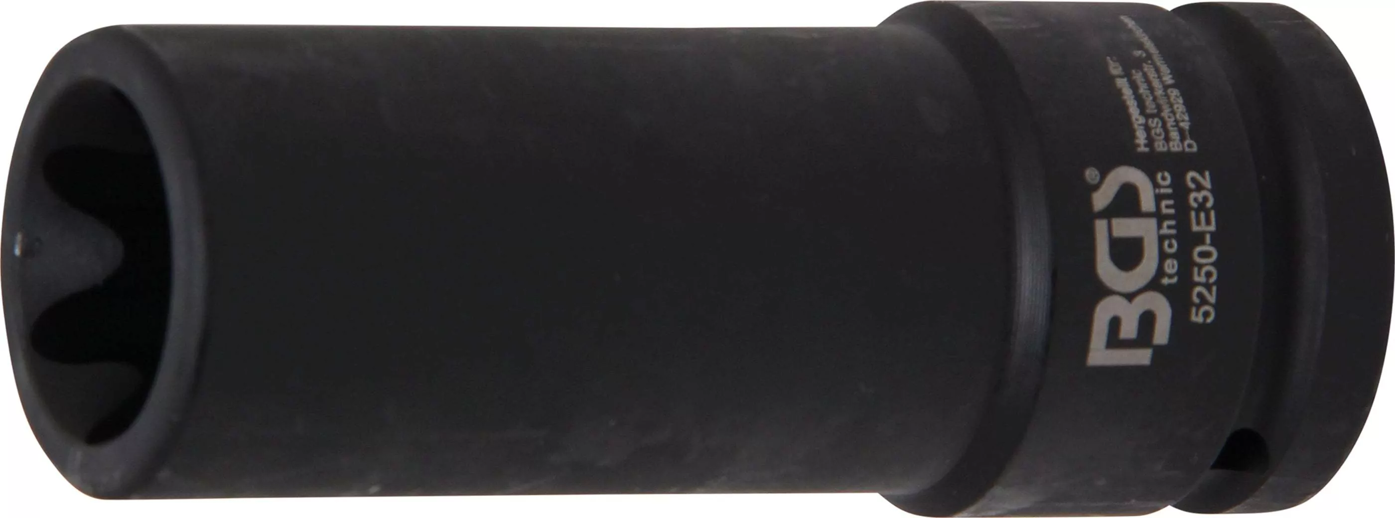 Kraft-Steckschlüssel-Einsatz E-Profil, tief | Antrieb Innenvierkant 20 mm (3/4") | SW E32 mm