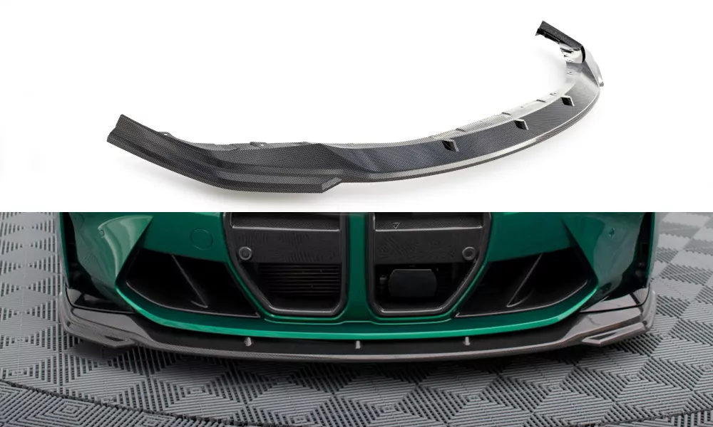 Prepreg Carbon Fiber Front Ansatz V.2 Für BMW M3 Limousine / Touring G80 / G81
