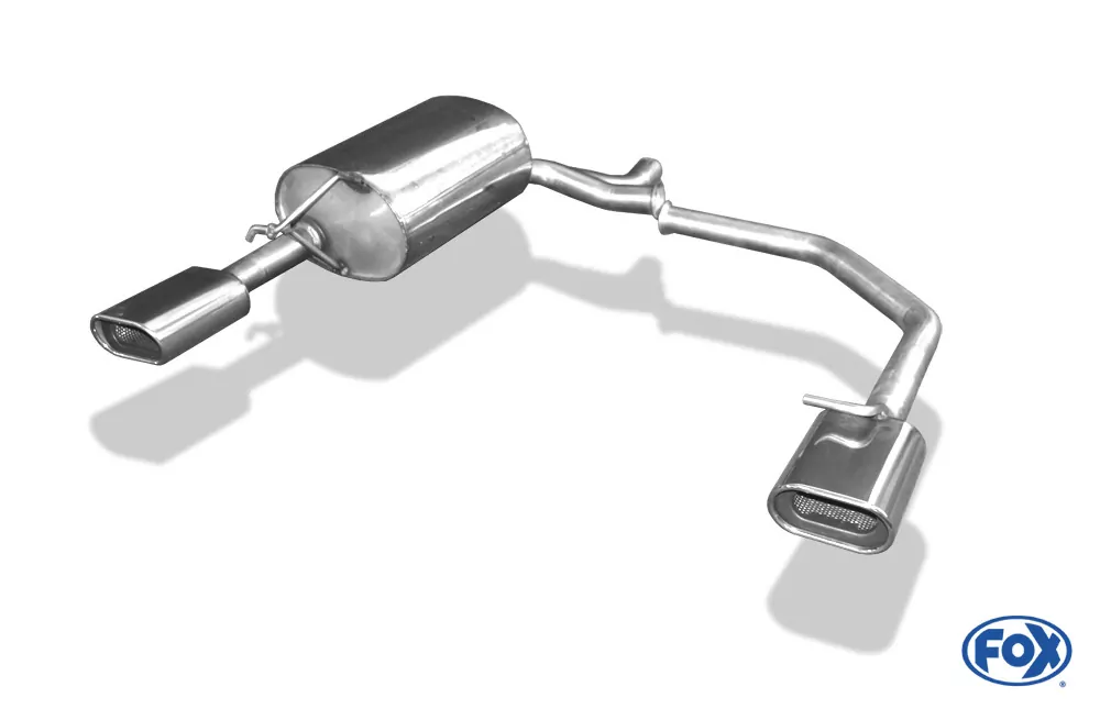 Skoda Octavia 1U 4x4  Endschalldämpfer Ausgang rechts/links  - 135x80 Typ 53 rechts/links