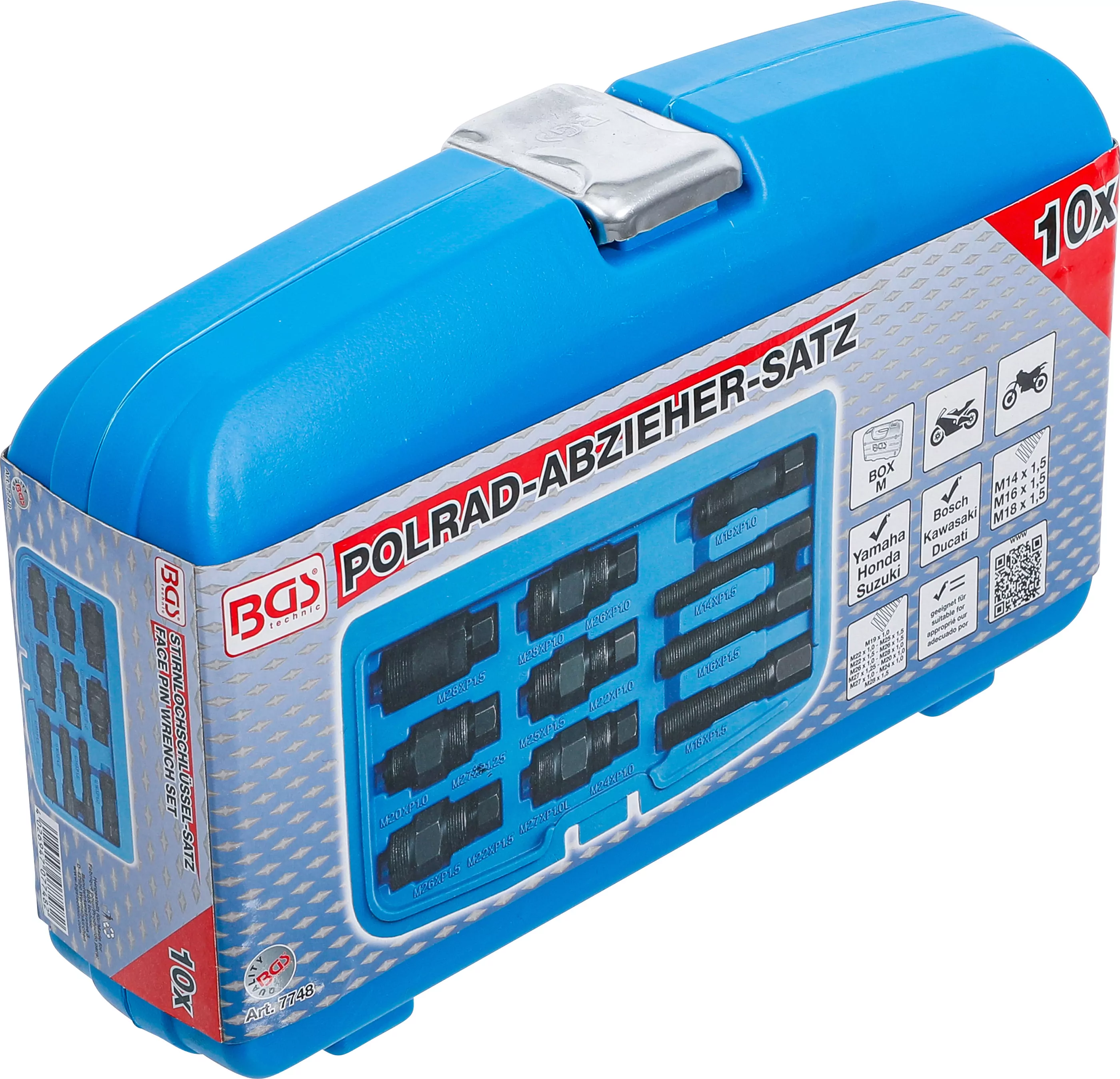 Polrad-Abzieher-Satz | für Motorräder | 10-tlg.