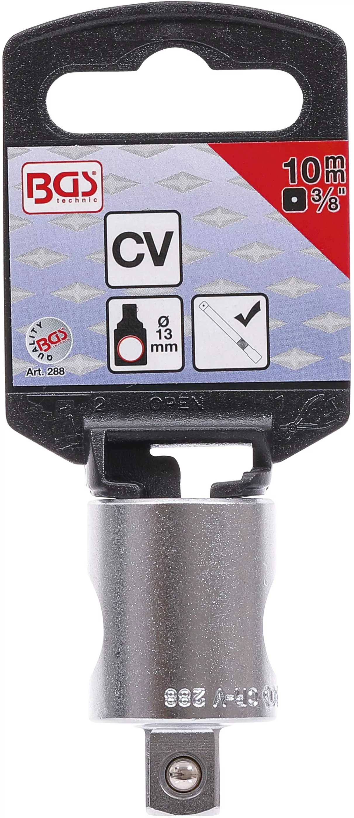 Gleitgriff-Adapter für Verlängerungen | Abtrieb Außenvierkant 10 mm (3/8")